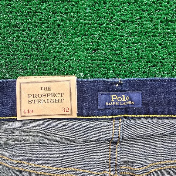Polo Ralph Lauren Jeans Mens 44Bx32 Blue Denim The Prospect‎ Straight NWT - Picture 10 of 15